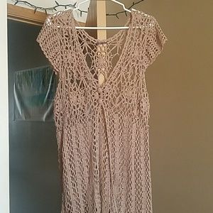 Knitted cover-up